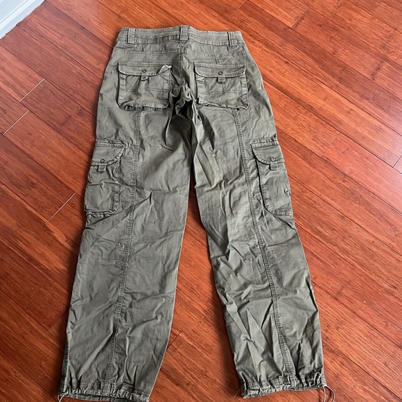 Garage green cargo pants size 0 - Picture 2 of 3